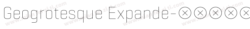Geogrotesque Expande字体转换